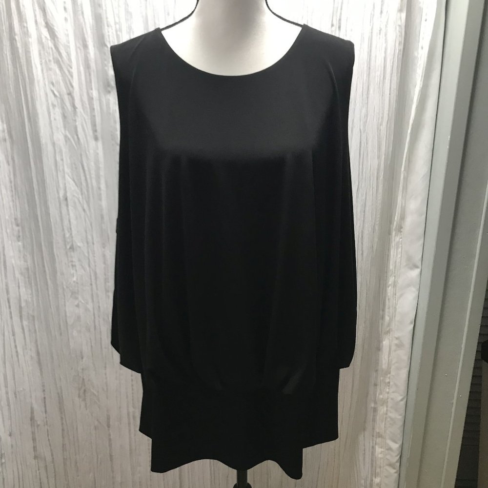 Lane Bryant Black Polyester Sleeveless Top 22/24